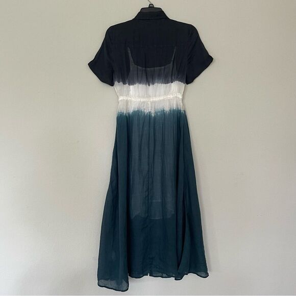 J Crew Cerise Shirtdress in Dip-Dyed Ramie Size 2P NWT - Picture 12 of 16